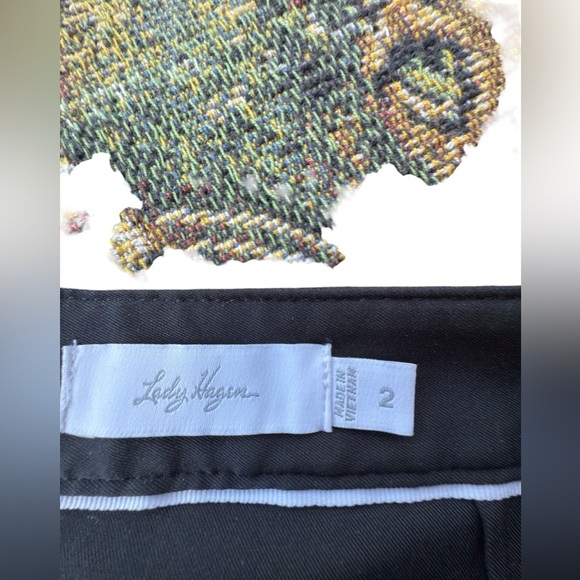 Lady Hagen Women’s Black Golf Bermuda Shorts Size 2 Sporty Classic - Picture 3 of 7